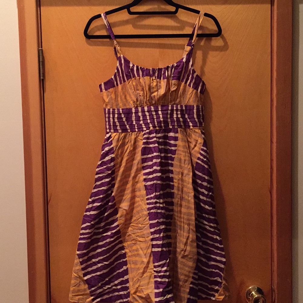 Anthropologie animal print dress.